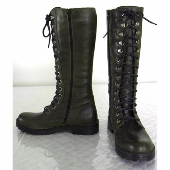 🖤 AMAZING Chacol 5278 Madison  lace up "combat" boots Sz 39 m 🖤made in Italy ❤ - Picture 2 of 6